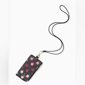 Kate Spade Apple Lanyard Cardholder